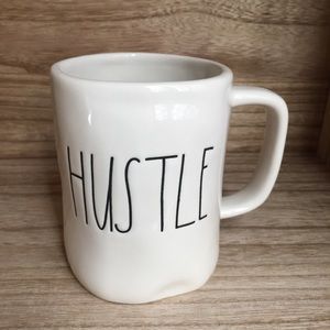 Rae Dunn HUSTLE Mug LL New
